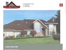 Tablet Screenshot of cedarroofsnw.com